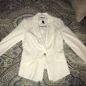 White lined blazer- White House Black Market